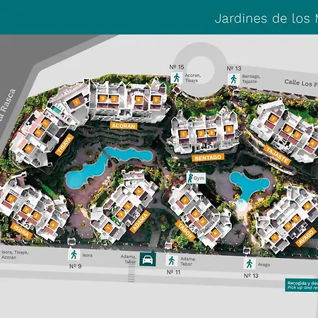 Jardines - Tisaya 11 Pool View&twin Beds 1b Сasa de vacaciones